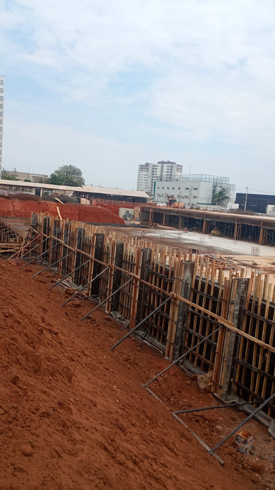 Foto da obra em 01/10/2025