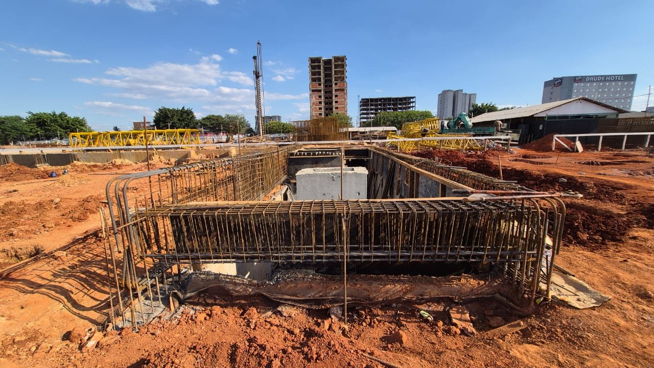 Foto da obra em 01/11/2025