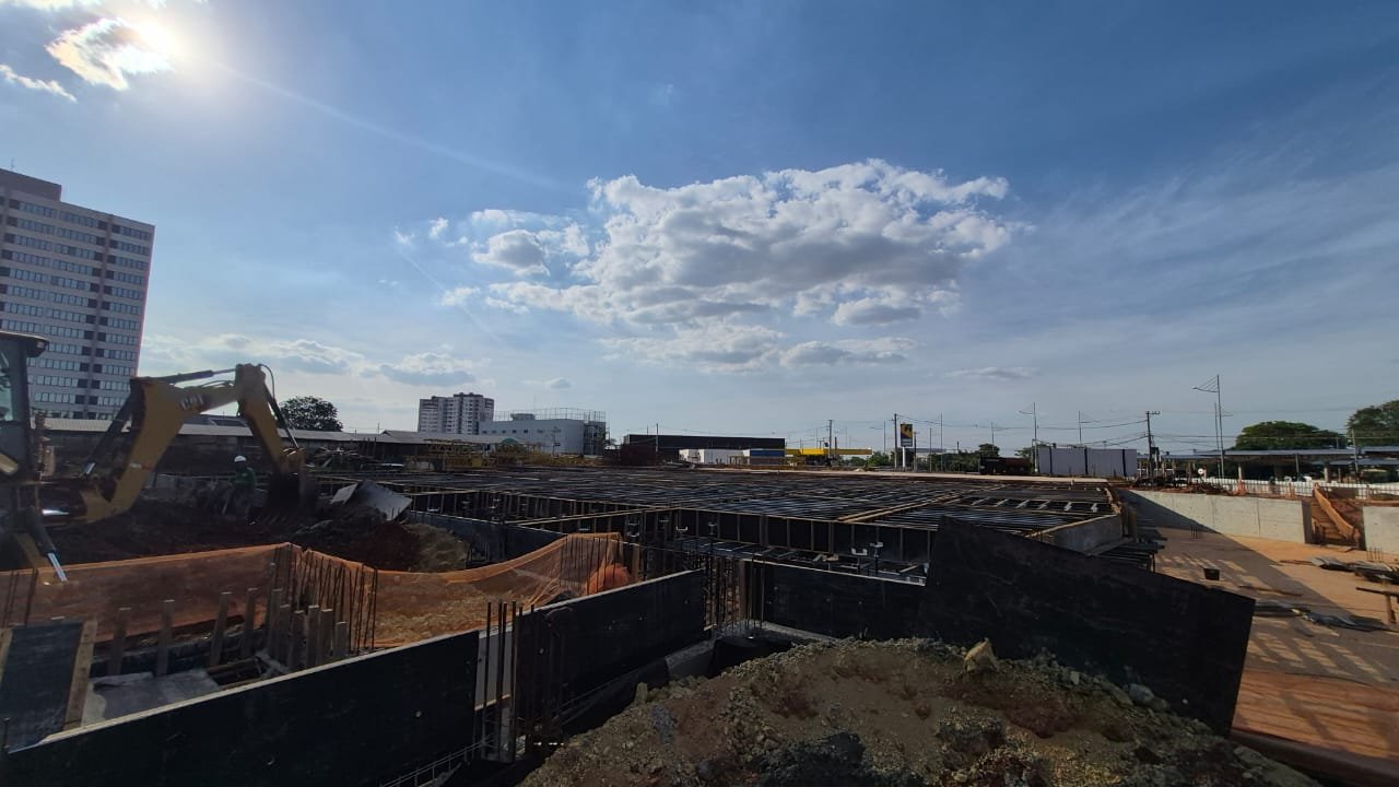 Foto da obra em 01/11/2025