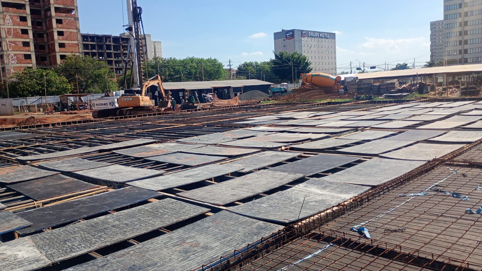 Foto da obra em 01/11/2025