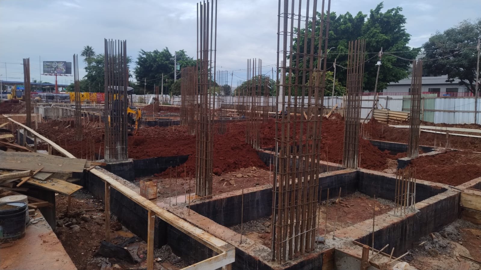 Foto da obra em 01/03/2026