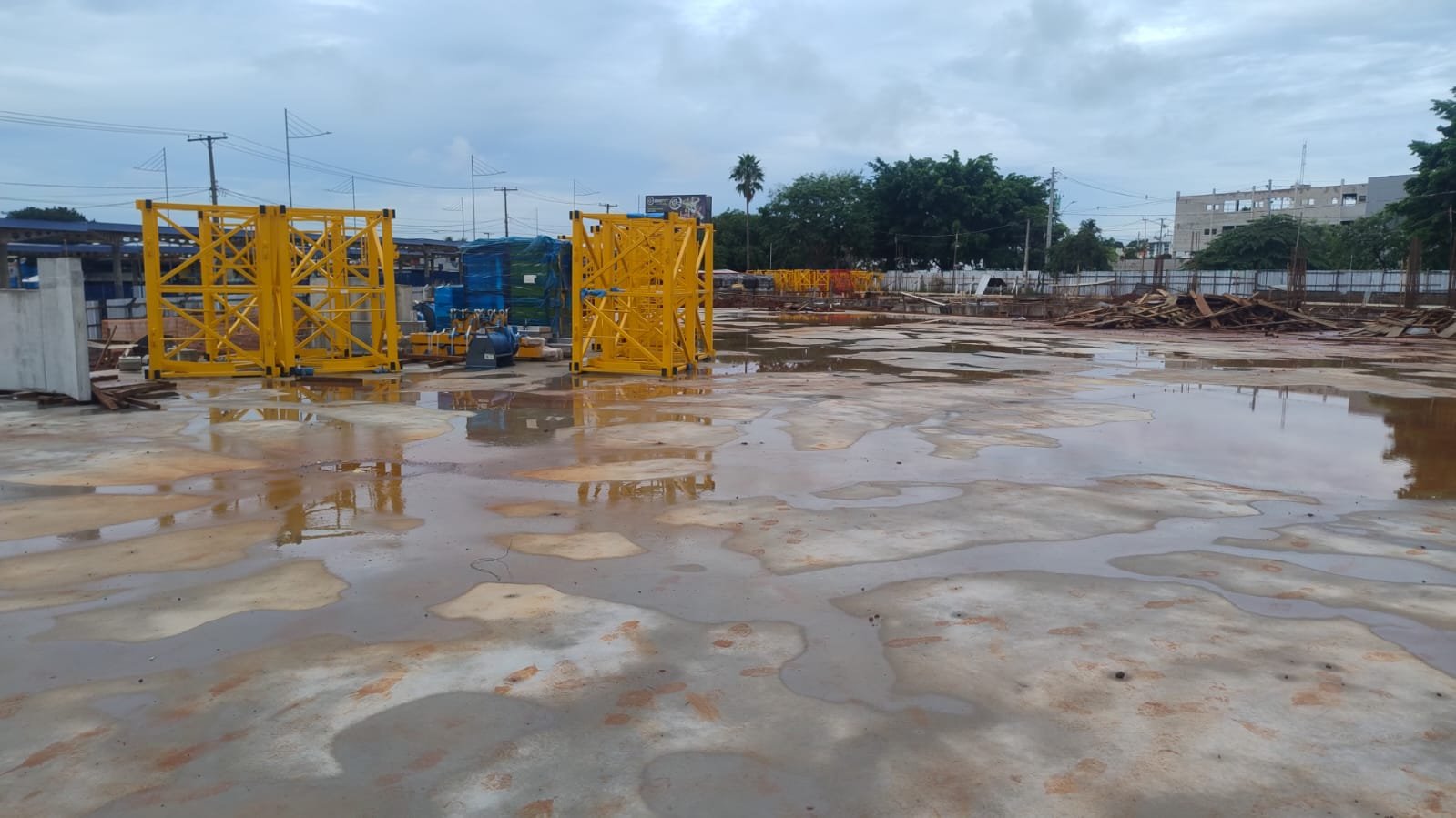 Foto da obra em 01/03/2026