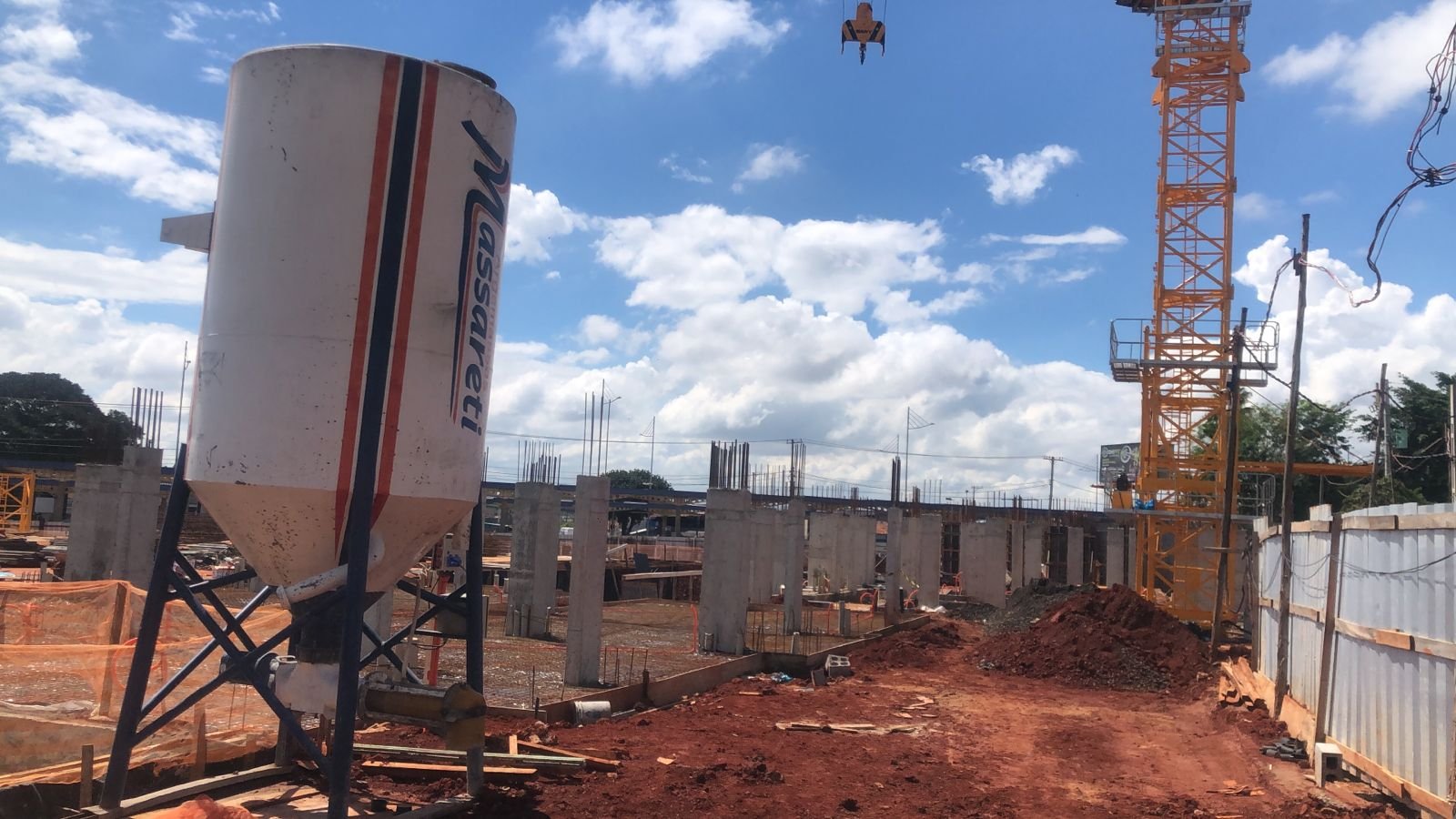 Foto da obra em 01/04/2026