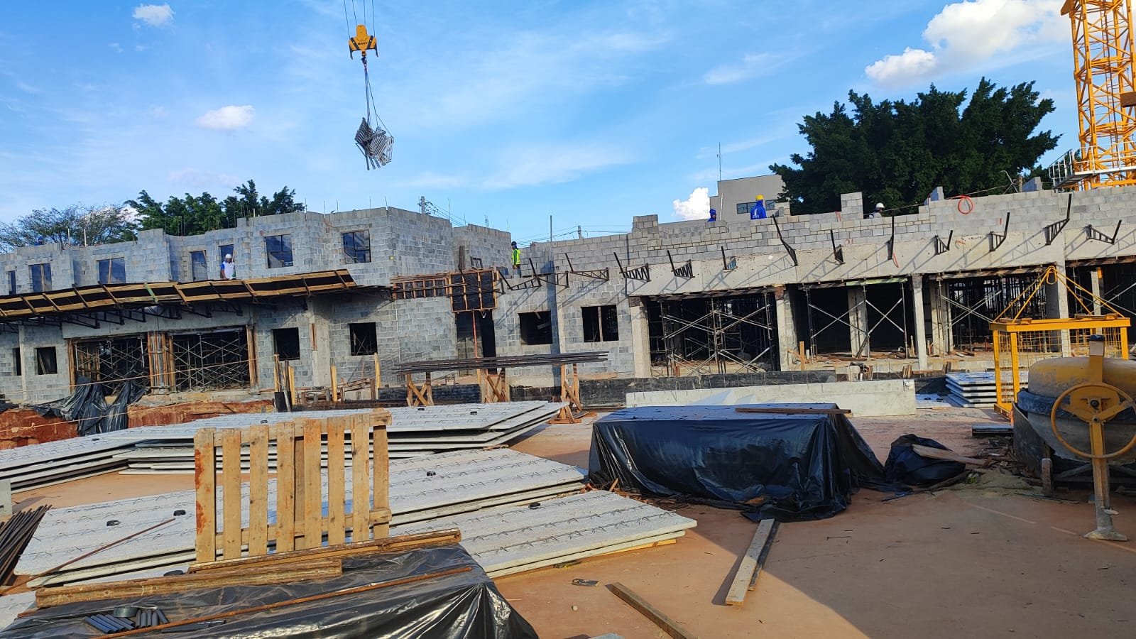 Foto da obra em 01/05/2026