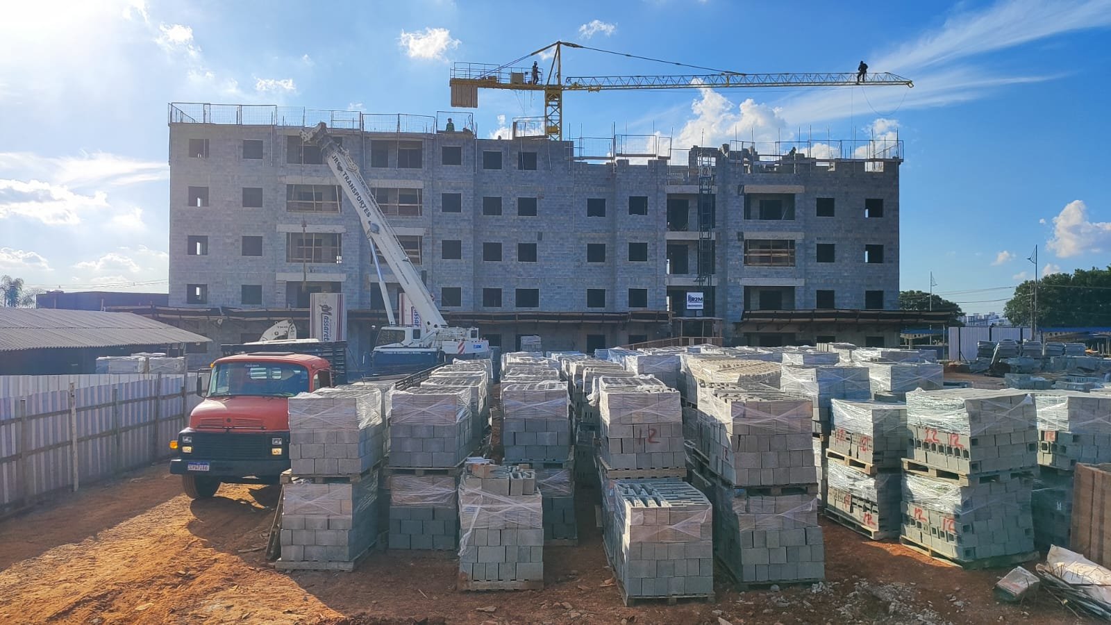 Foto da obra em 01/05/2026